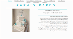 Desktop Screenshot of karaskakes.com
